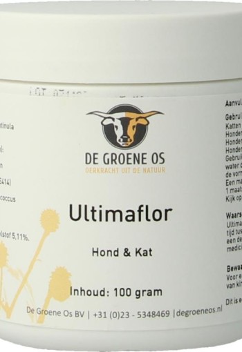 Groene Os Ultimaflor hond/kat (100 Gram)