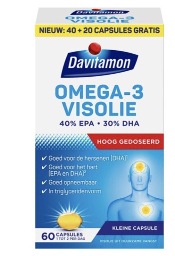 Davitamon Compleet Omega 3 Visolie 30 Capsules