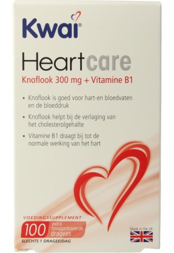 Kwai Heartcare knoflook (100 Dragees)