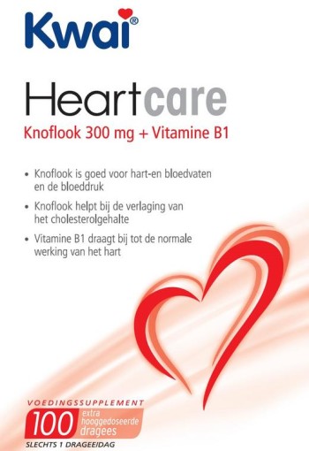 Kwai Heartcare knoflook (100 Dragees)