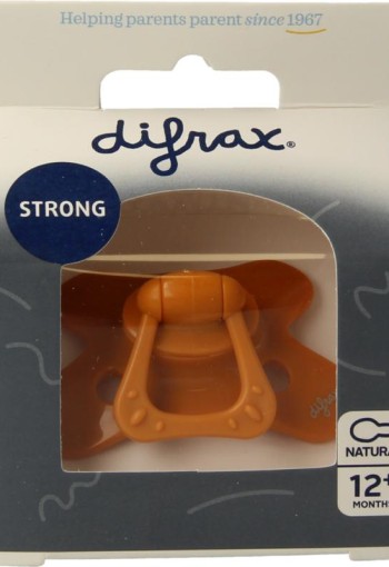 Difrax Fopspeen natural 12+ maanden assorti (1 Stuks)
