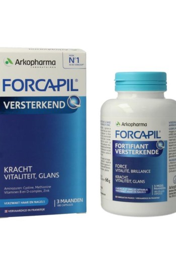 Forcapil Versterkende capsules voor haar en nagels (180 Capsules)