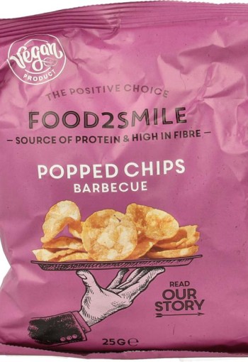 Food2Smile Popped chips barbeque (25 Gram)