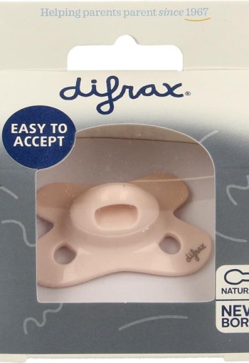Difrax Fopspeen natural newborn assorti (1 Stuks)