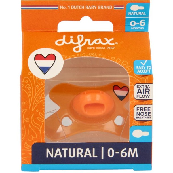 Difrax Fopspeen 0-6 maanden (1 Stuks)