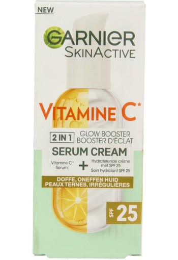 Garnier SkinActive vitamine C serum cream SPF25 (50 Milliliter)