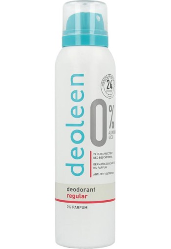 Deoleen Deodorant spray 0% regular (150 Milliliter)