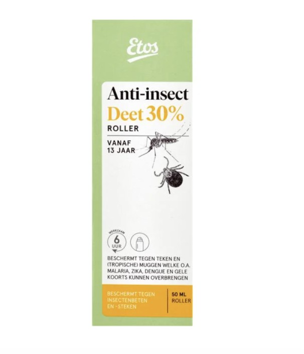 Etos An­ti-in­sect deet 30% rol­ler