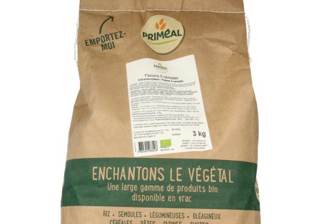 Primeal 5 Granen vlokken bio (3 Kilogram)