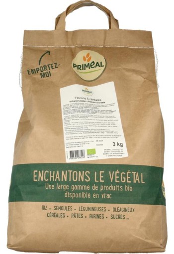Primeal 5 Granen vlokken bio (3 Kilogram)