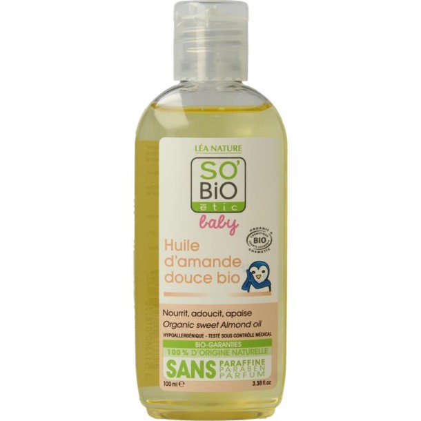 So Bio Etic Baby almond oil (100 Milliliter)