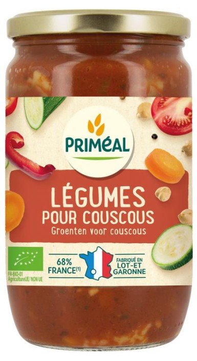 Primeal Groente voor couscous bio (660 Gram)