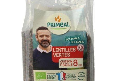 Primeal Groene linzen uit Frankrijk bio (300 Gram)