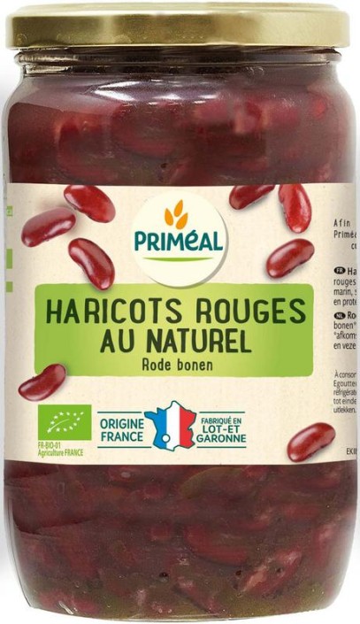 Primeal Rode bonen uit Frankrijk bio (660 Gram)