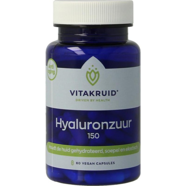 Vitakruid Hyaluronzuur 150 HyaMax met vitamine C Anti-Aging (60 Vegetarische capsules)