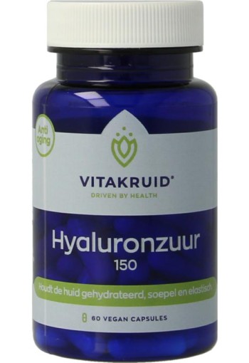 Vitakruid Hyaluronzuur 150 HyaMax met vitamine C Anti-Aging (60 Vegetarische capsules)