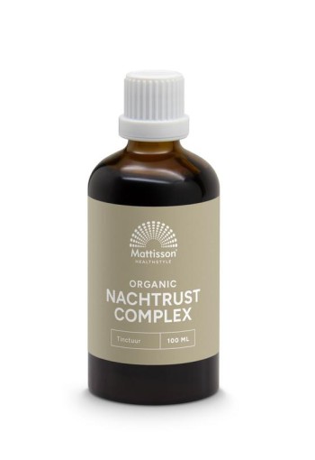 Mattisson Organic nachtrust complex tinctuur bio (100 Milliliter)