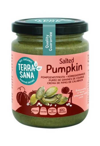 Terrasana Pompoenpitpasta met himalayazout bio (250 Gram)