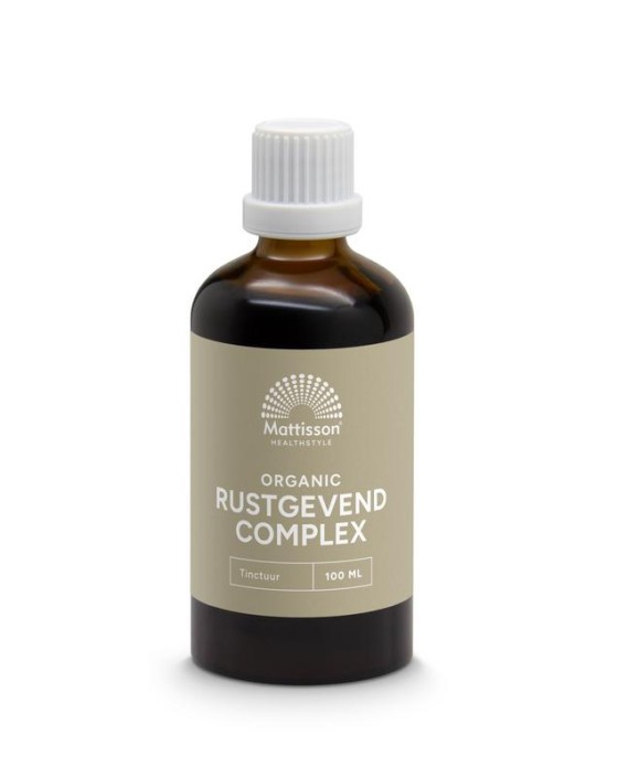 Mattisson Organic rustgevend relax complex tinctuur bio (100 Milliliter)