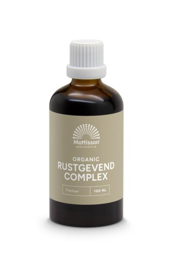 Mattisson Organic rustgevend relax complex tinctuur bio (100 Milliliter)