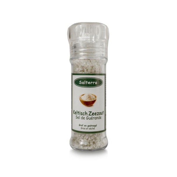 Salterra Keltisch zeezout grof droog strooimolen (70 Gram)