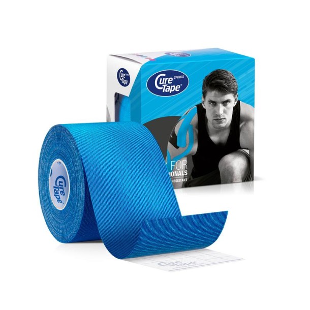 Cure Tape Sports blauw 5cm x 5m (1 Stuks)