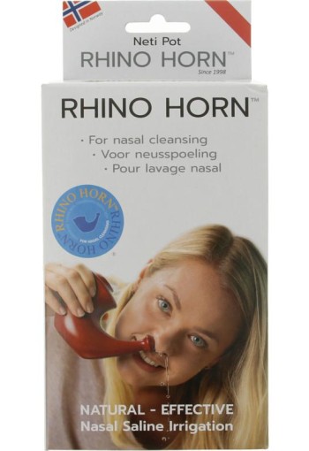 Rhino Horn Neusspoeler rood (1 Stuks)