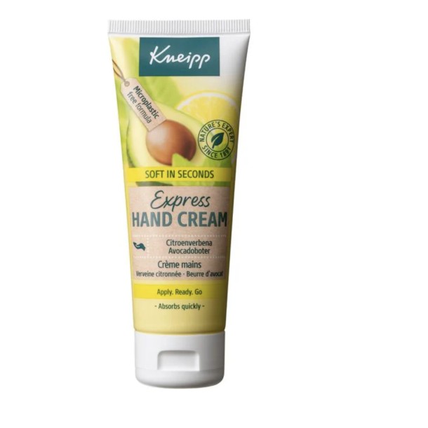 Kneipp Soft in seconds express hand & nail cream abrikoos (75 Milliliter)