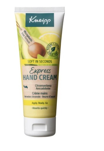 Kneipp Soft in seconds express hand & nail cream abrikoos (75 Milliliter)
