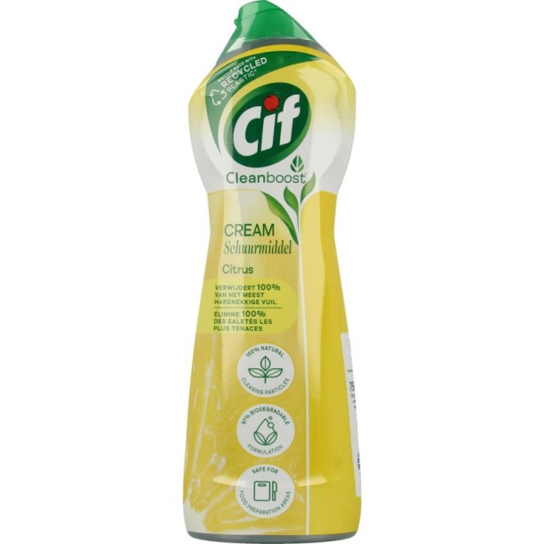 CIF Cream citroen schuurmiddel (750 Milliliter)