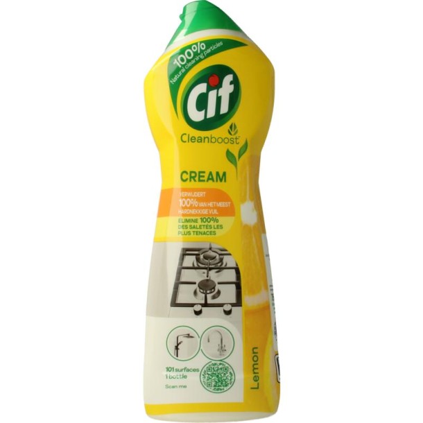 CIF Cream citroen schuurmiddel (750 Milliliter)