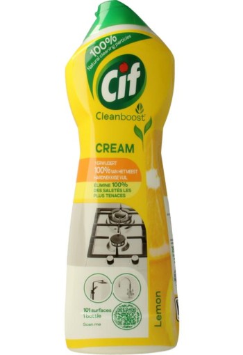 CIF Cream citroen schuurmiddel (750 Milliliter)