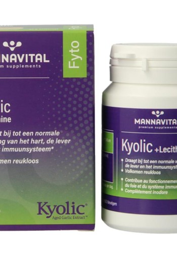 Mannavital Kyolic + lecithine (75 Capsules)