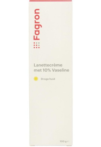 Fagron Lanettecreme 10% vaseline met doosje (100 Gram)