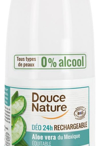 Douce Nature Deodorant roll on aloe hervulbaar (50 Gram)