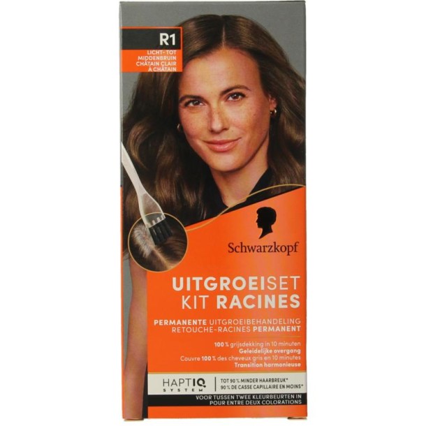 Schwarzkopf Vital uitgroeiset lichtbruin/middenbruin R1 11 Milliliter