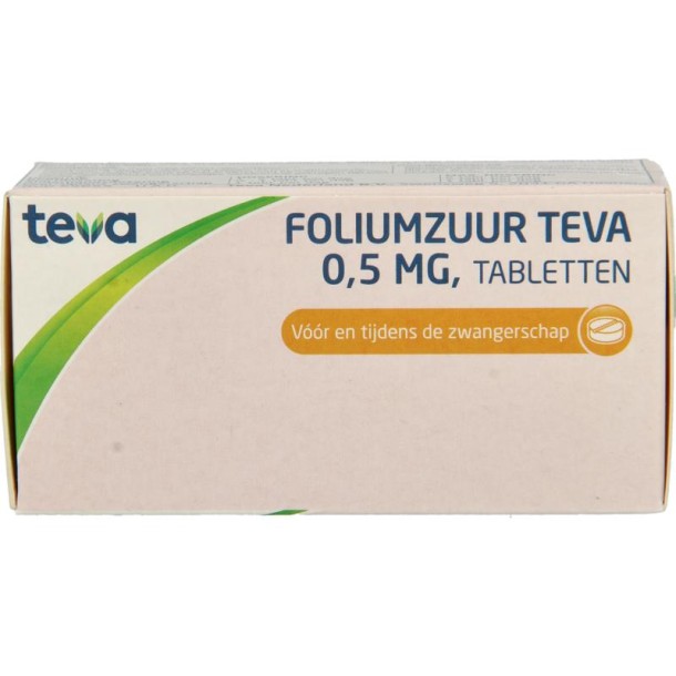 Teva Foliumzuur 0.5mg (90 Stuks)