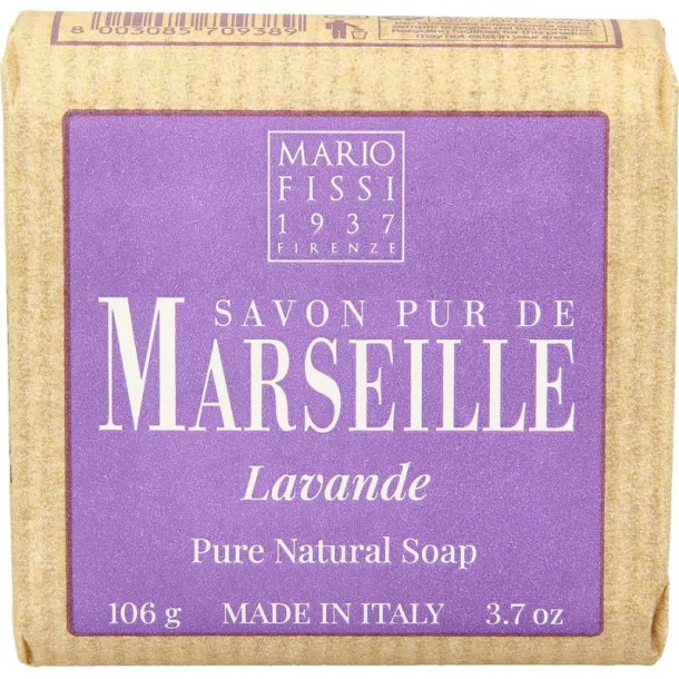 Marseille Zeep natuurlijk lavendel (106 Gram)