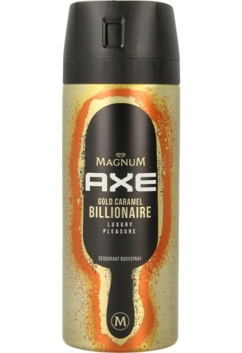 AXE Deodorant bodyspray magnum gold caramel (150 Milliliter)
