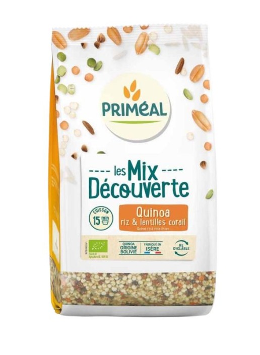 Primeal Mix van quinoa rijst me rode linzen bio (400 Gram)
