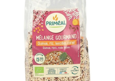 Primeal Mix van quinoa, rijst & rode linzen bio (400 Gram)