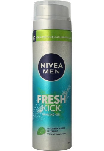 Nivea Men shaving gel fresh kick (200 Milliliter)