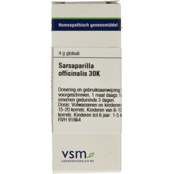 VSM Sarsaparilla officinalis 30K (4 Gram)