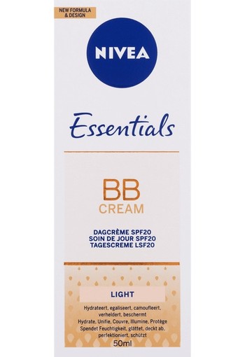 NIVEA Essentials BB Cream Dagcrème SPF20 Light 50 ml