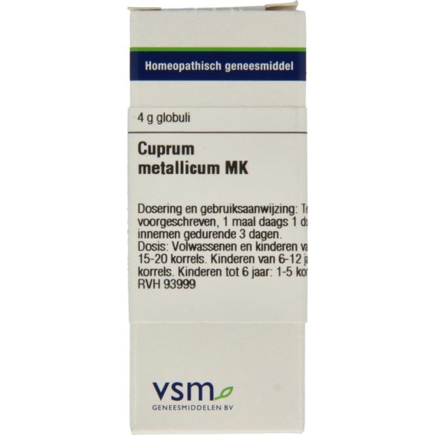 VSM Cuprum metallicum MK (4 Gram)