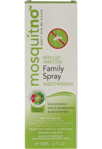Mosquitno Insect repellent family spray (100 Milliliter)