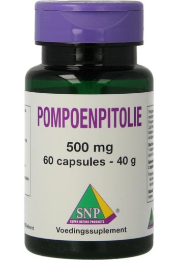 SNP Pompoenpitolie 500mg (60 Capsules)