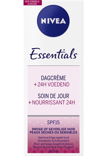 NIVEA Essentials 24H Voedende dagcrème SPF15 50 ml