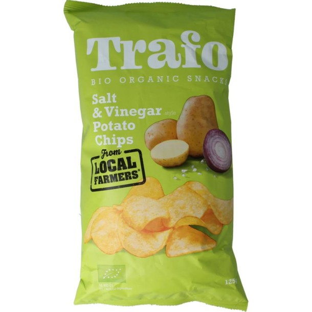 Trafo Chips handcooked salt & vinegar bio (125 Gram)