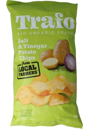 Trafo Chips handcooked salt & vinegar bio (125 Gram)